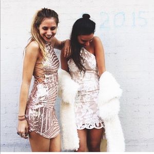 Mini sequence dress, new with tags